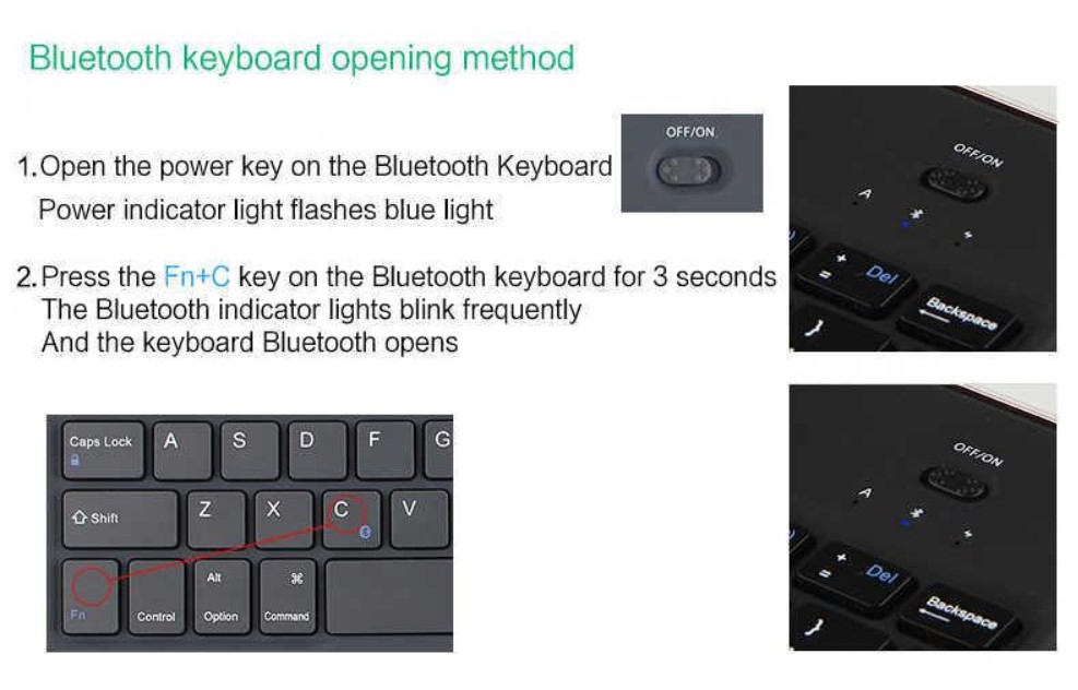 Teclado Bluetooh Keyboard Inalambrico